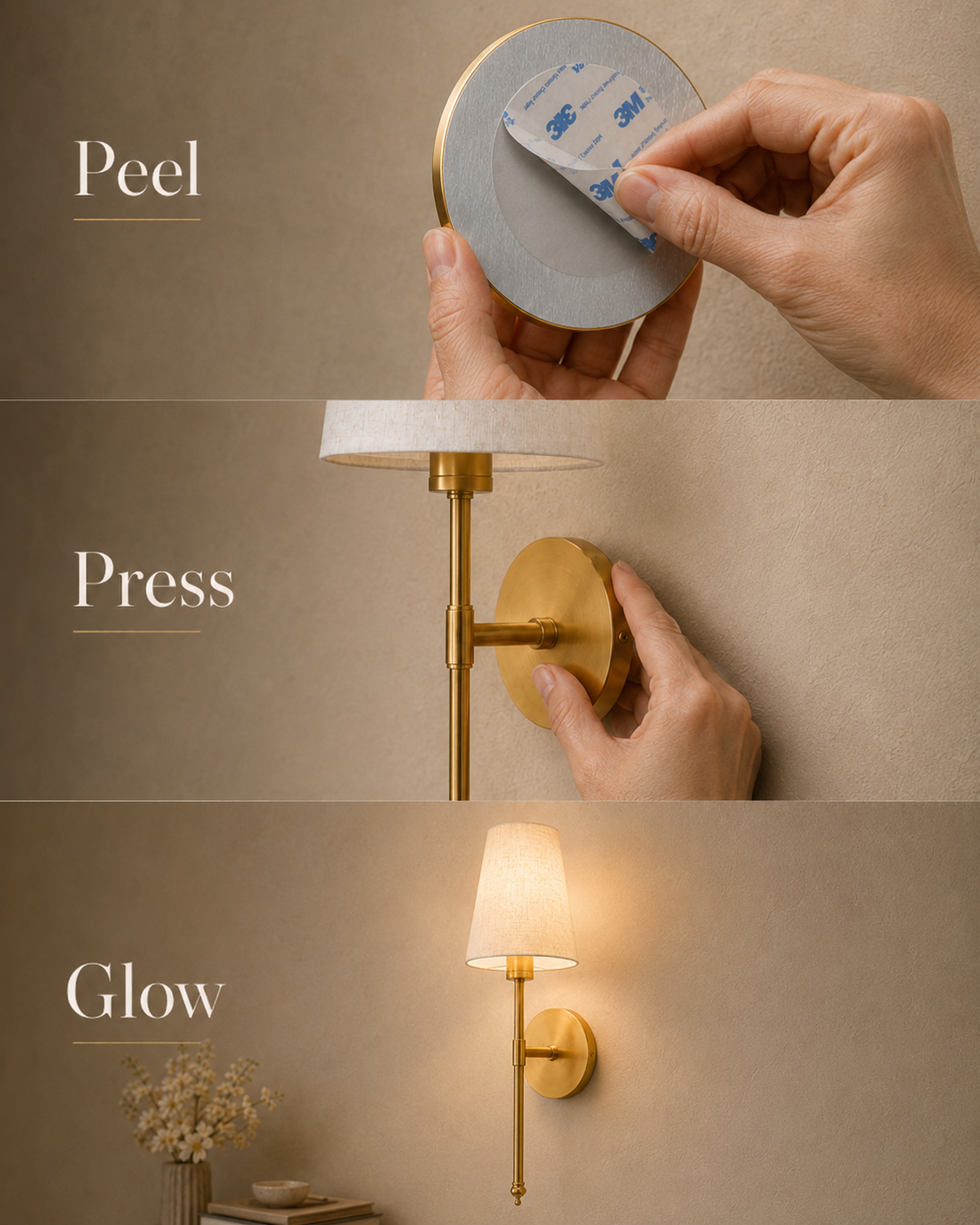 Wireless Wall Sconces